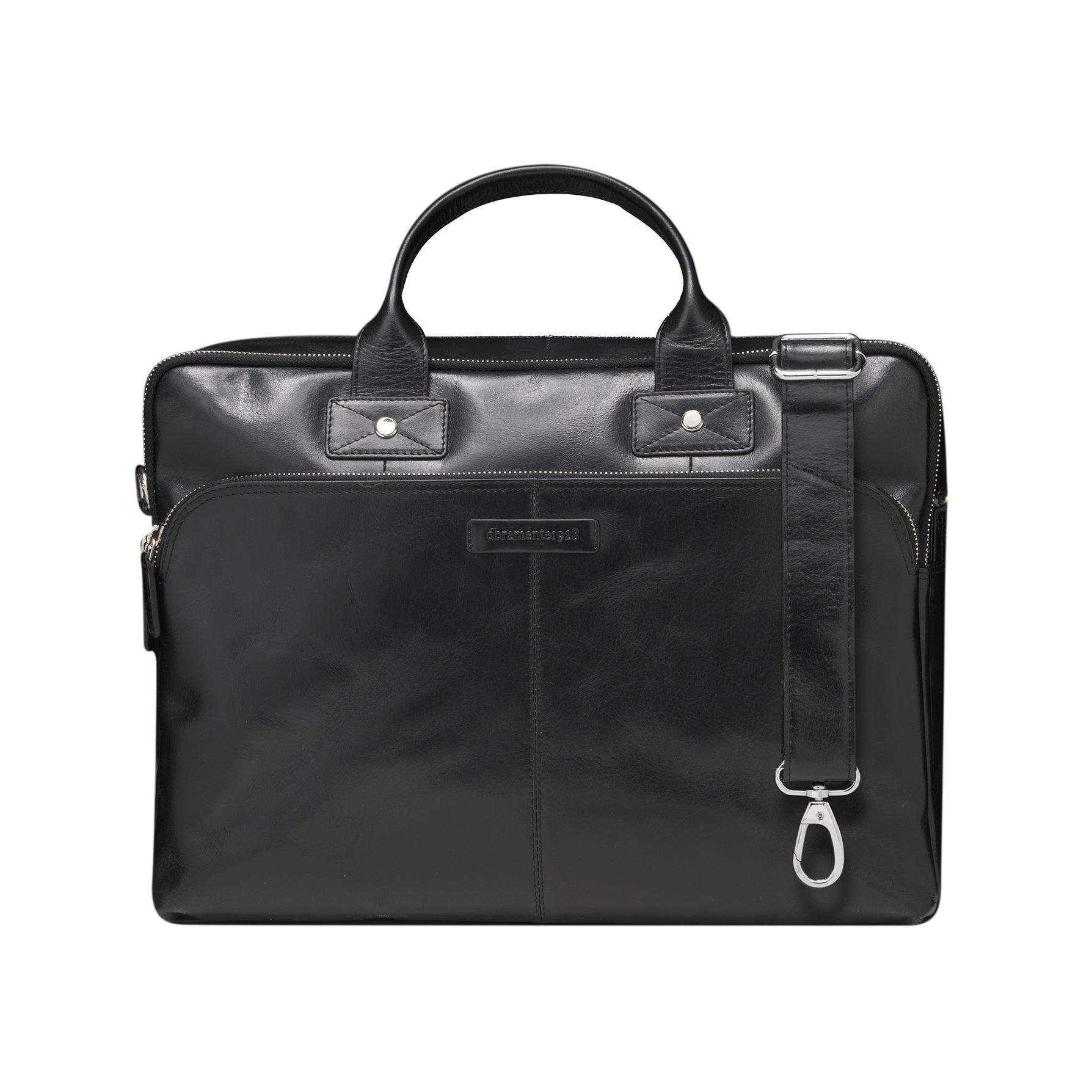 dBramante Kronborg Black - skórzana torba do MacBook 16"