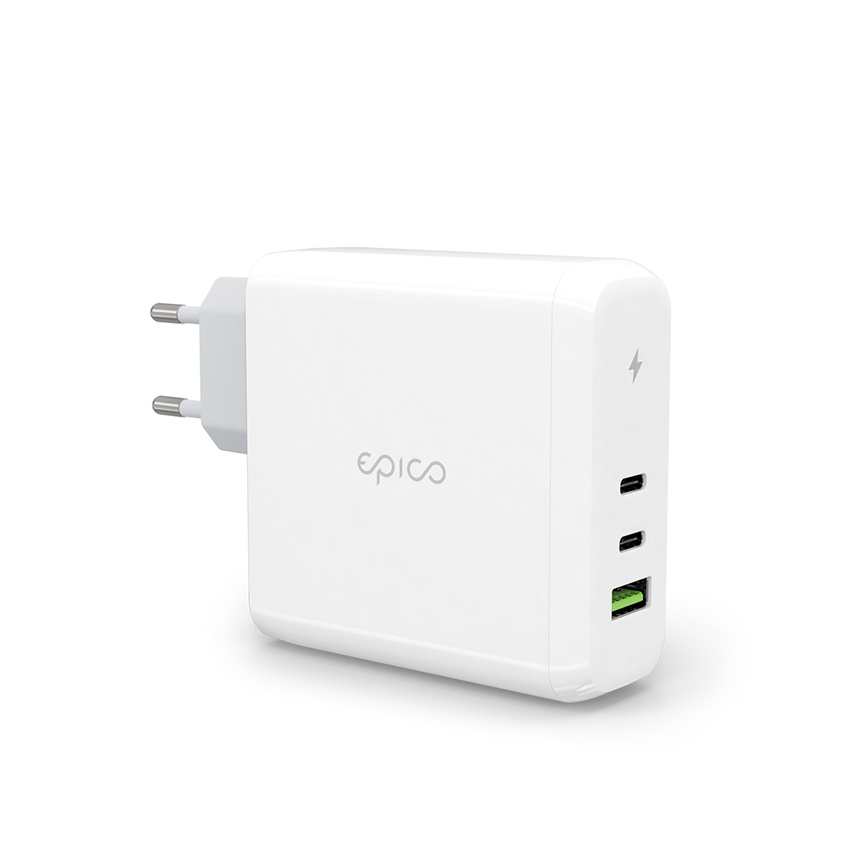 Epico Charger 100W GaN 2xUSB-C USB-A - ładowarka sieciowa