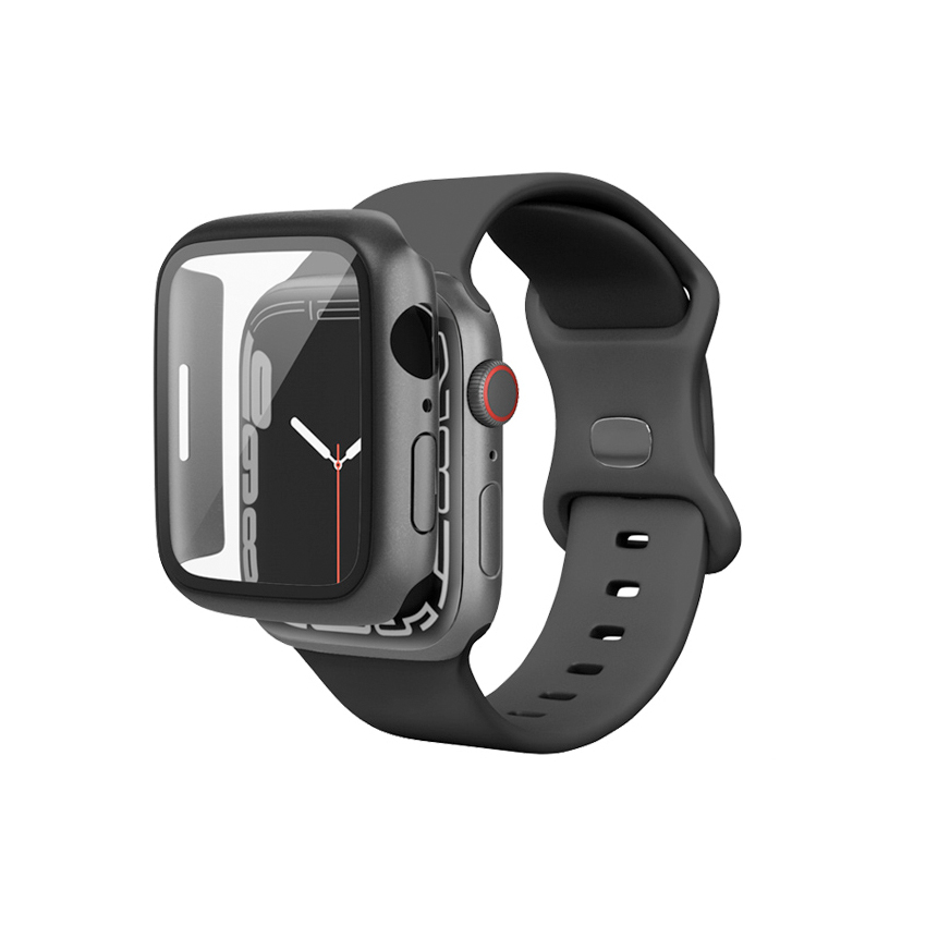 Epico Glass Case Black - etui Apple Watch 41 mm