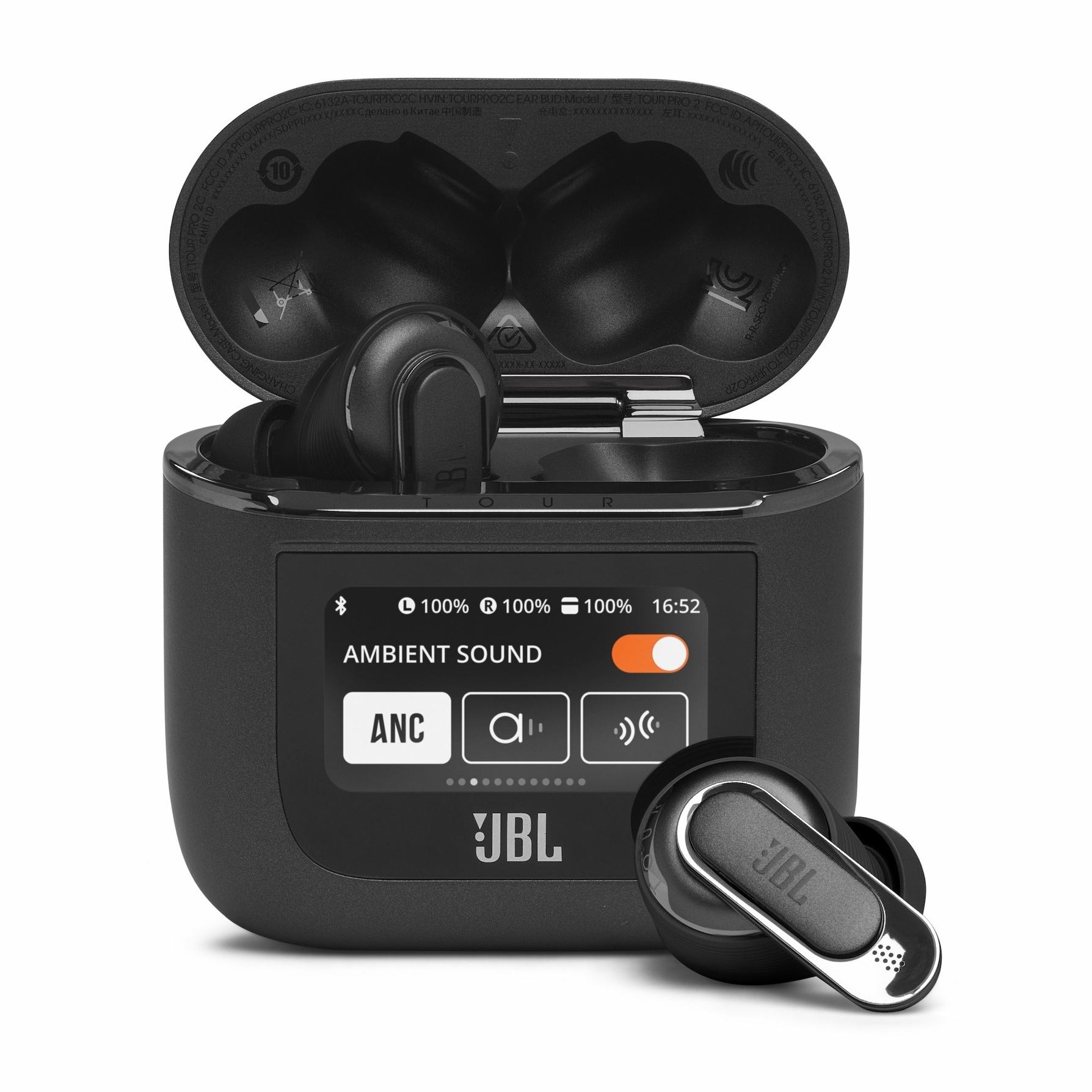 Zdjęcie do “JBL Tour Pro 2 TWS Black - słuchawki douszne”.