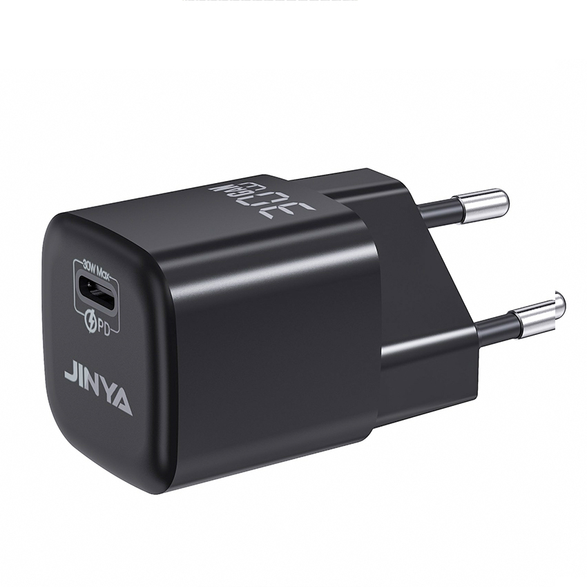 Jinya PD 30W GaN USB-C (Black) Europe Standard - ładowarka sieciowa