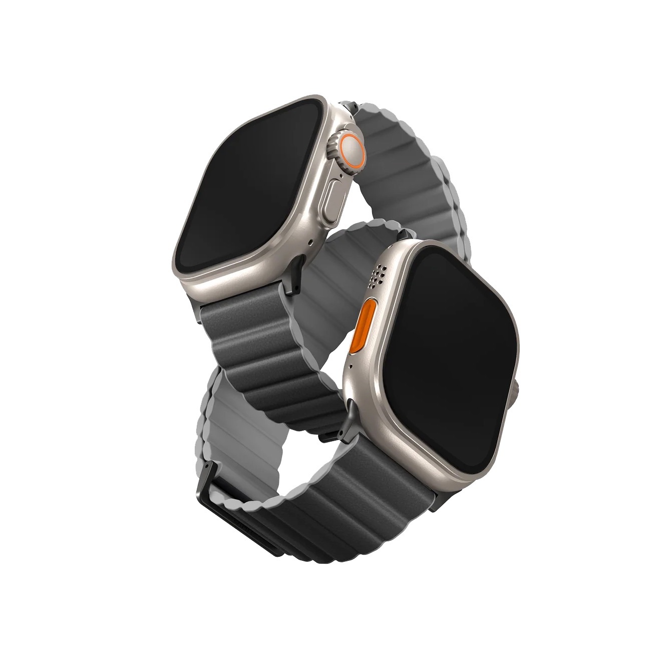 UNIQ Revix Premium Edition Reversible Magnetic szary - pasek Apple Watch 42/44/45/49mm