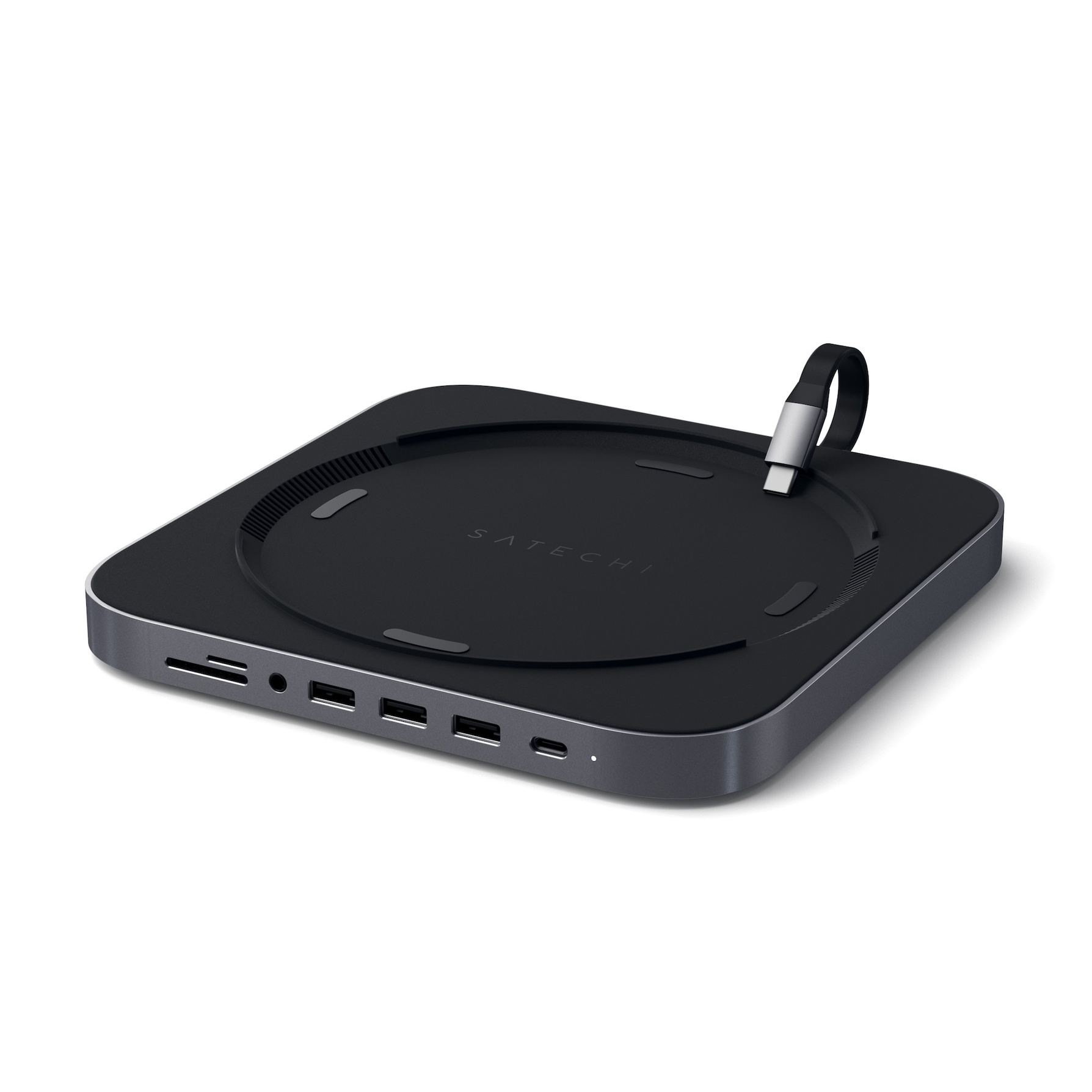 Satechi Aluminum Hub - podstawka do Mac Mini (gwiezdna szarość)