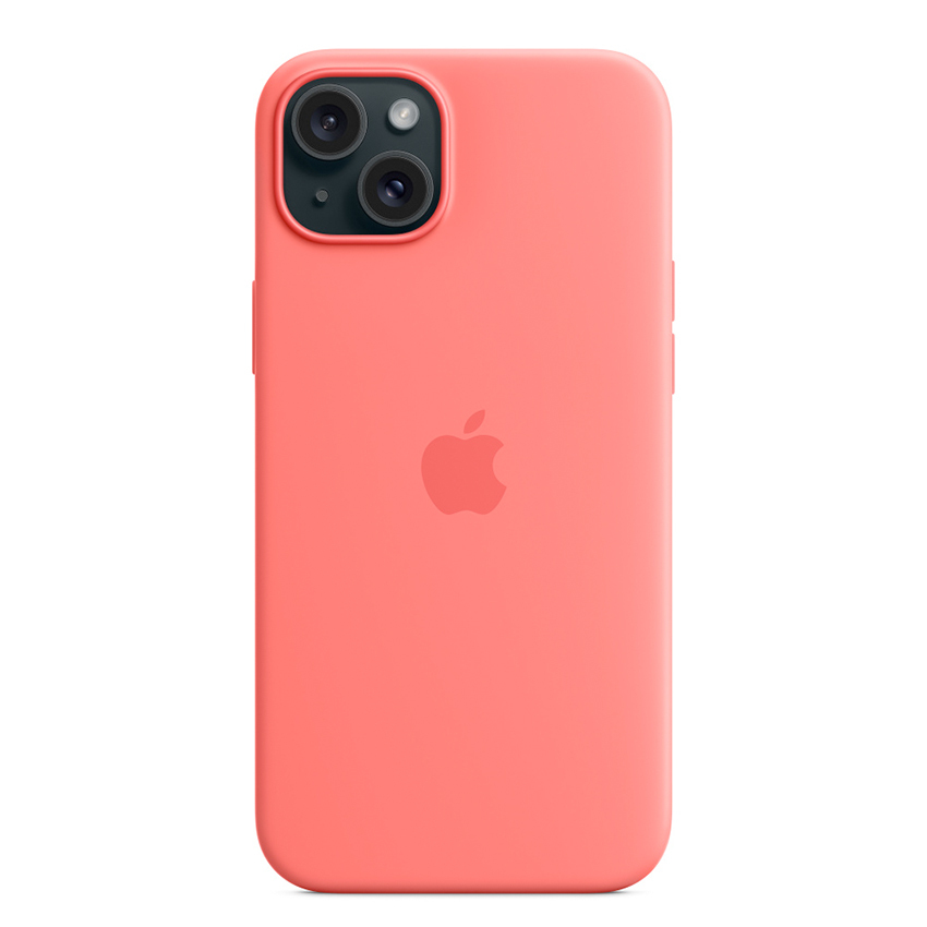 Zdjęcie do “Apple iPhone 15 Plus Silicone Case with MagSafe - Guava”.