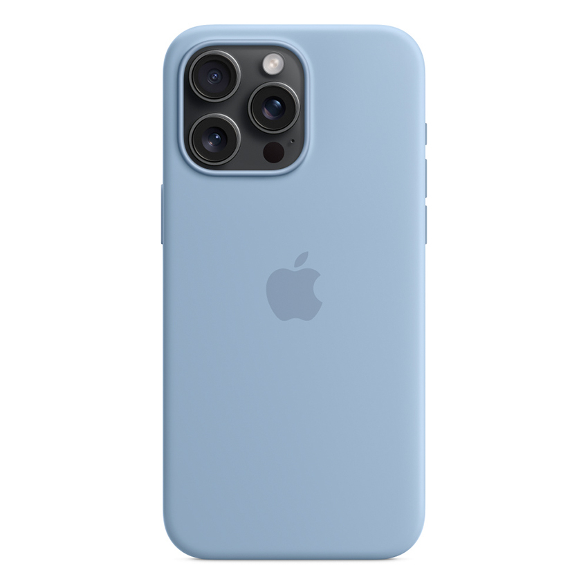 Zdjęcie do “Apple iPhone 15 Pro Max Silicone Case with MagSafe - Winter Blue”.