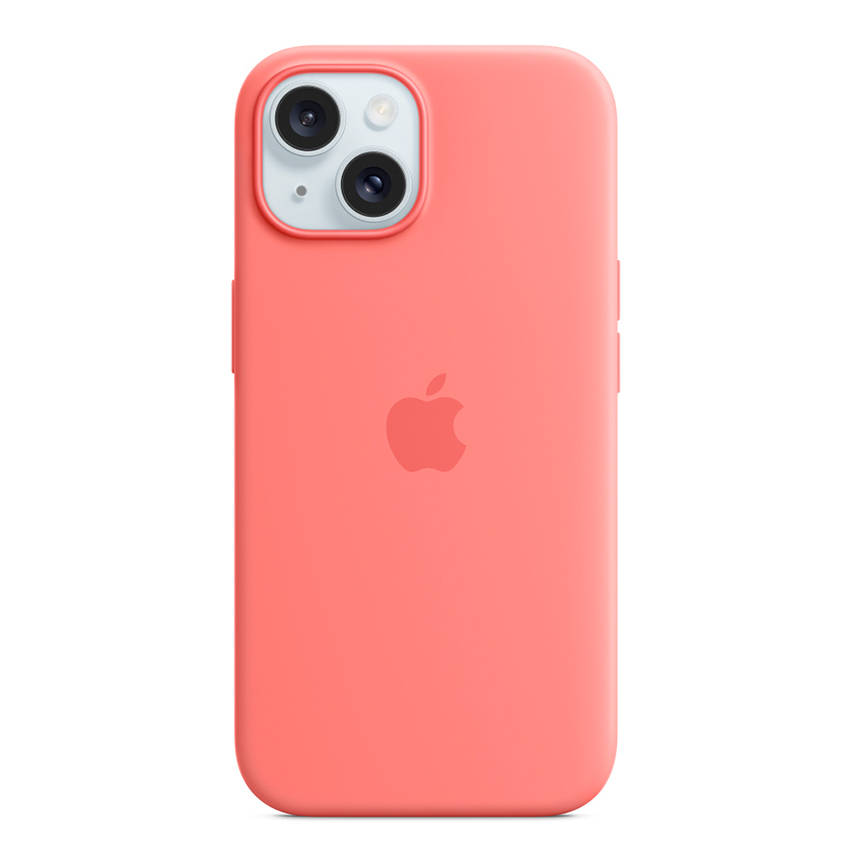 Zdjęcie do “Apple iPhone 15 Silicone Case with MagSafe - Guava”.