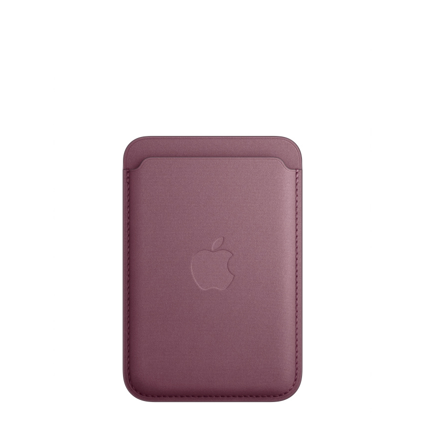 Apple FineWoven portfel z MagSafe (rubinowa morwa)