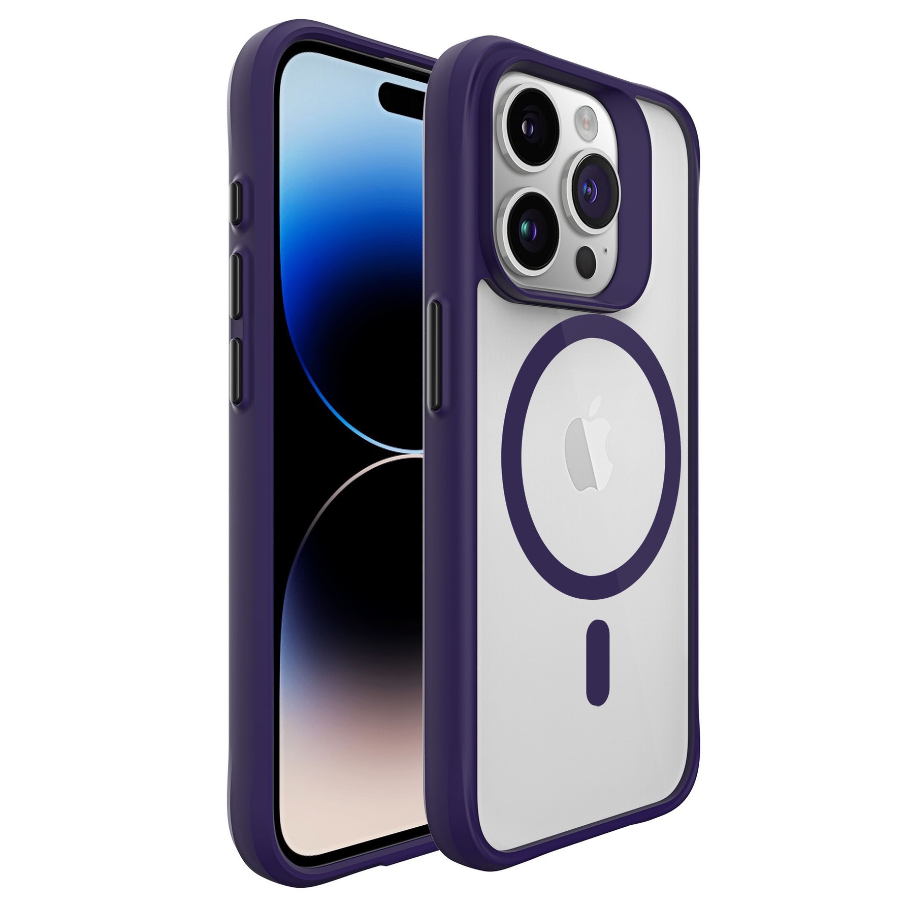 Zdjęcie do “Jinya XPRO Magsafe Protecting Case Purple - etui iPhone 15 Pro”.