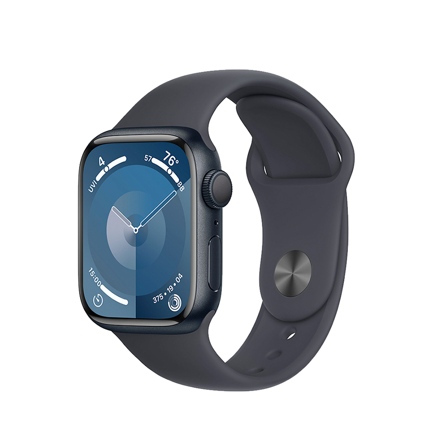 Apple Watch Series 9 41mm GPS aluminium w kolorze północy z paskiem sportowym w kolorze północy - S/M