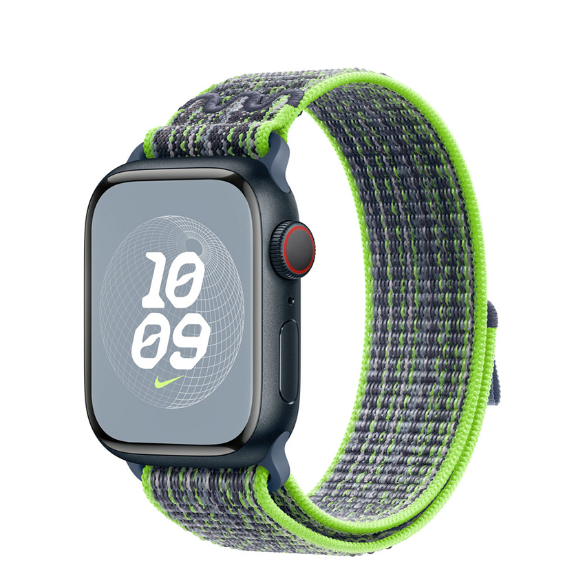 Zdjęcie do “Apple 41mm Bright Green/Blue Nike Sport Loop”.