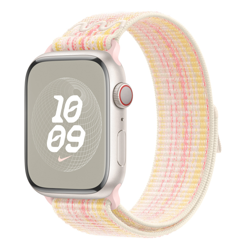 Apple 45mm Starlight/Pink Nike Sport Loop