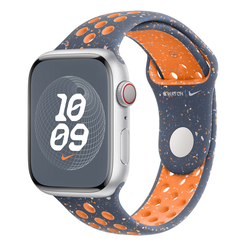 Zdjęcie do “Apple 45mm Blue Flame Nike Sport Band - M/L”.