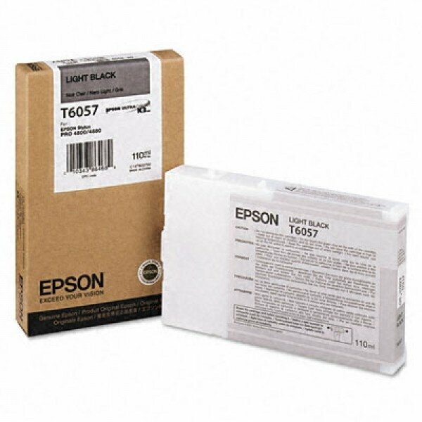 Epson tusz Light Black poj. 110ml do drukarek Stylus Pro 4800/4880 (C13T605700)