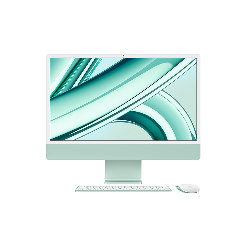 Apple iMac Retina 4,5K 24’’ M3 8 rdzeni CPU/10 rdzeni GPU/8GB/256GB SSD (zielony) - nowy model