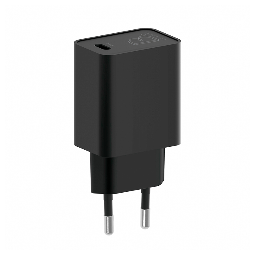 Zdjęcie do “B.On Travel Charger Single USB-C PD20W Czarna - ładowarka sieciowa”.