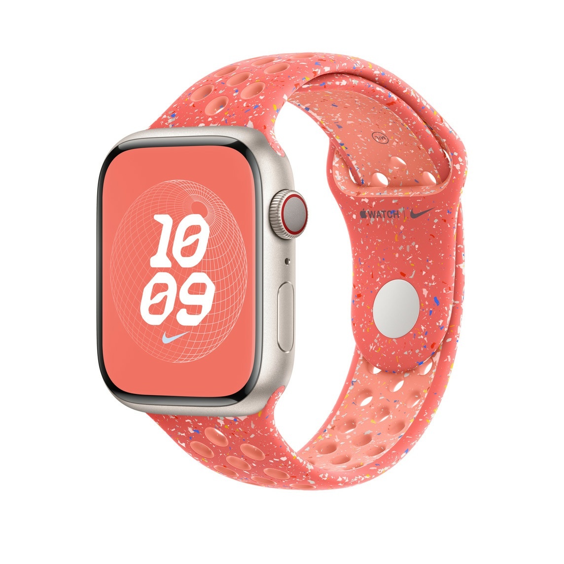 Zdjęcie do “Apple 45mm Magic Ember Nike Sport Band - M/L”.