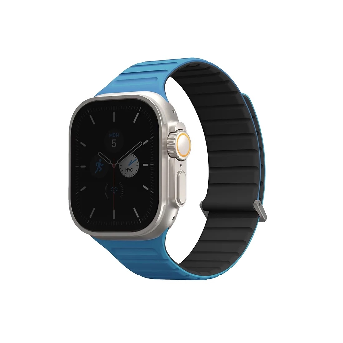 Zdjęcie do “UNIQ Revix Evo Reversible Magnetic niebiesko czarny - pasek Apple Watch 42/44/45/49 mm”.