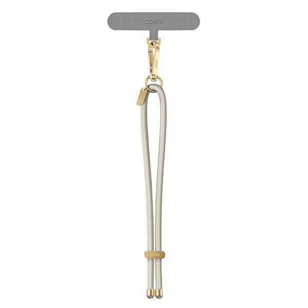 Zdjęcie do “UNIQ Coehl Laurel Kremowy - smycz do telefonu”.