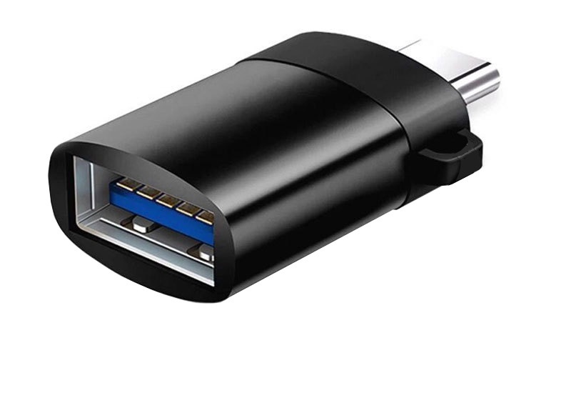 Zdjęcie do “JINYA USB-C to USB-A 3,0 (Black) - przejściówka”.