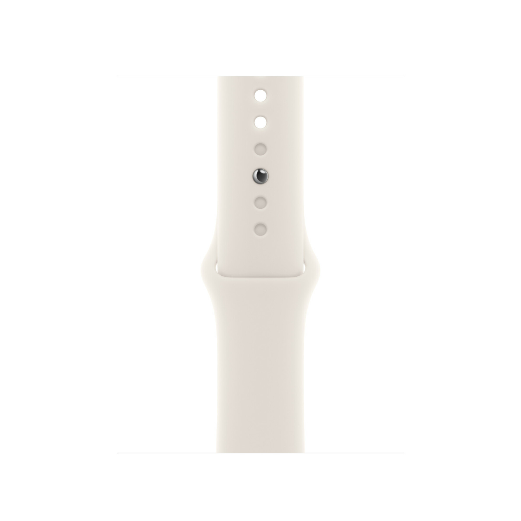 Zdjęcie do “Apple 42mm Starlight Sport Band - M/L”.