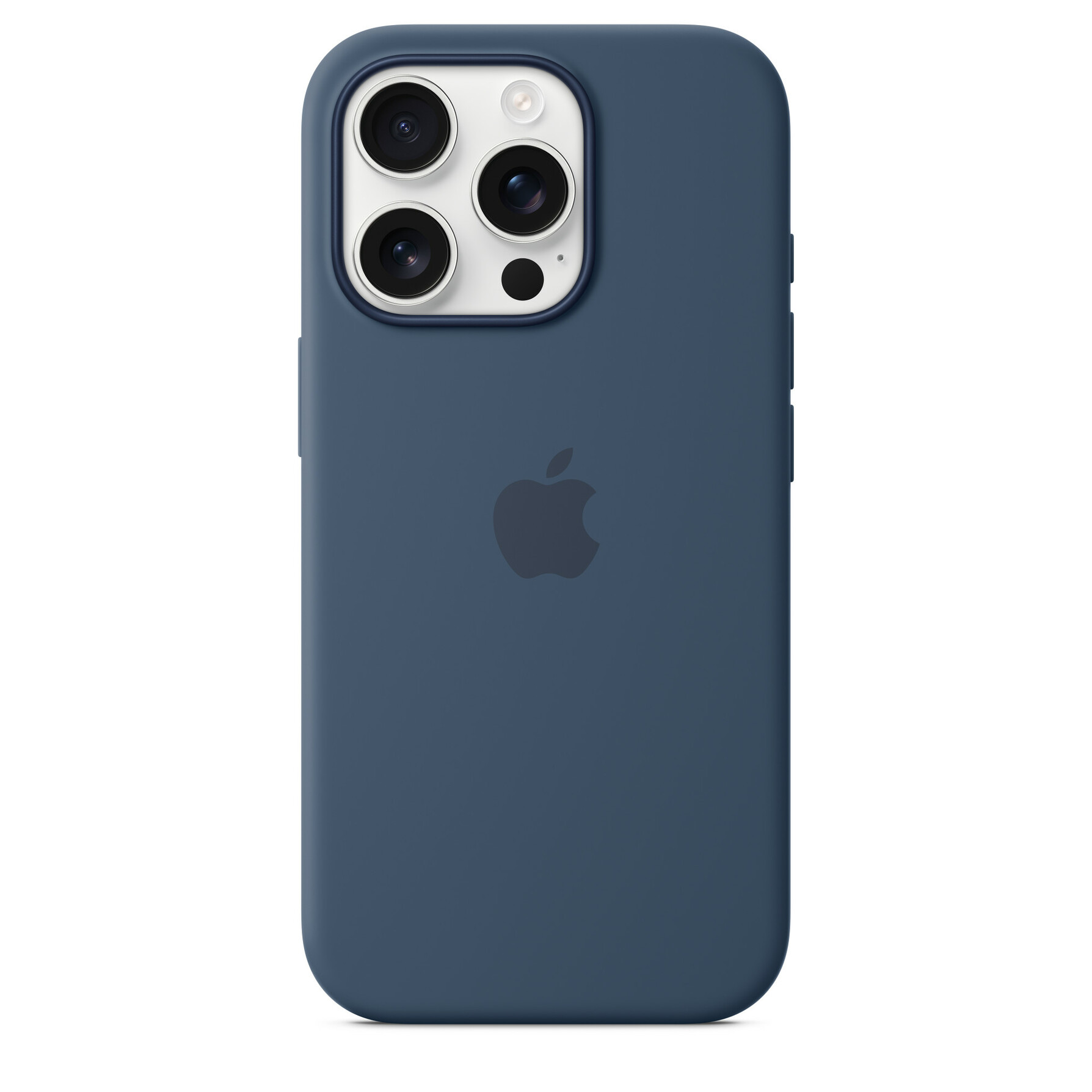 Zdjęcie do “Apple iPhone 16 Pro Silicone Case with MagSafe - Denim”.