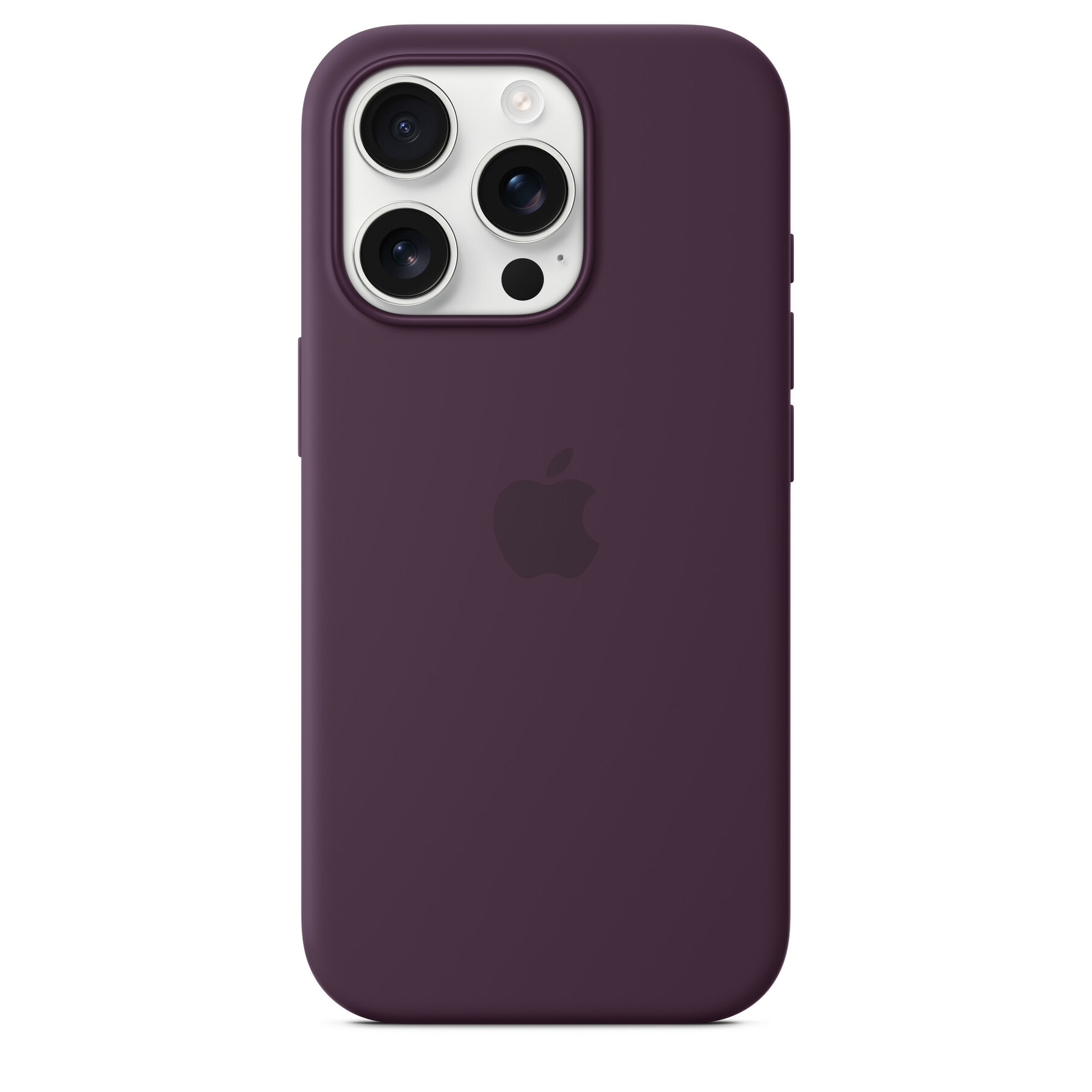 Zdjęcie do “Apple iPhone 16 Pro Silicone Case with MagSafe - Plum”.