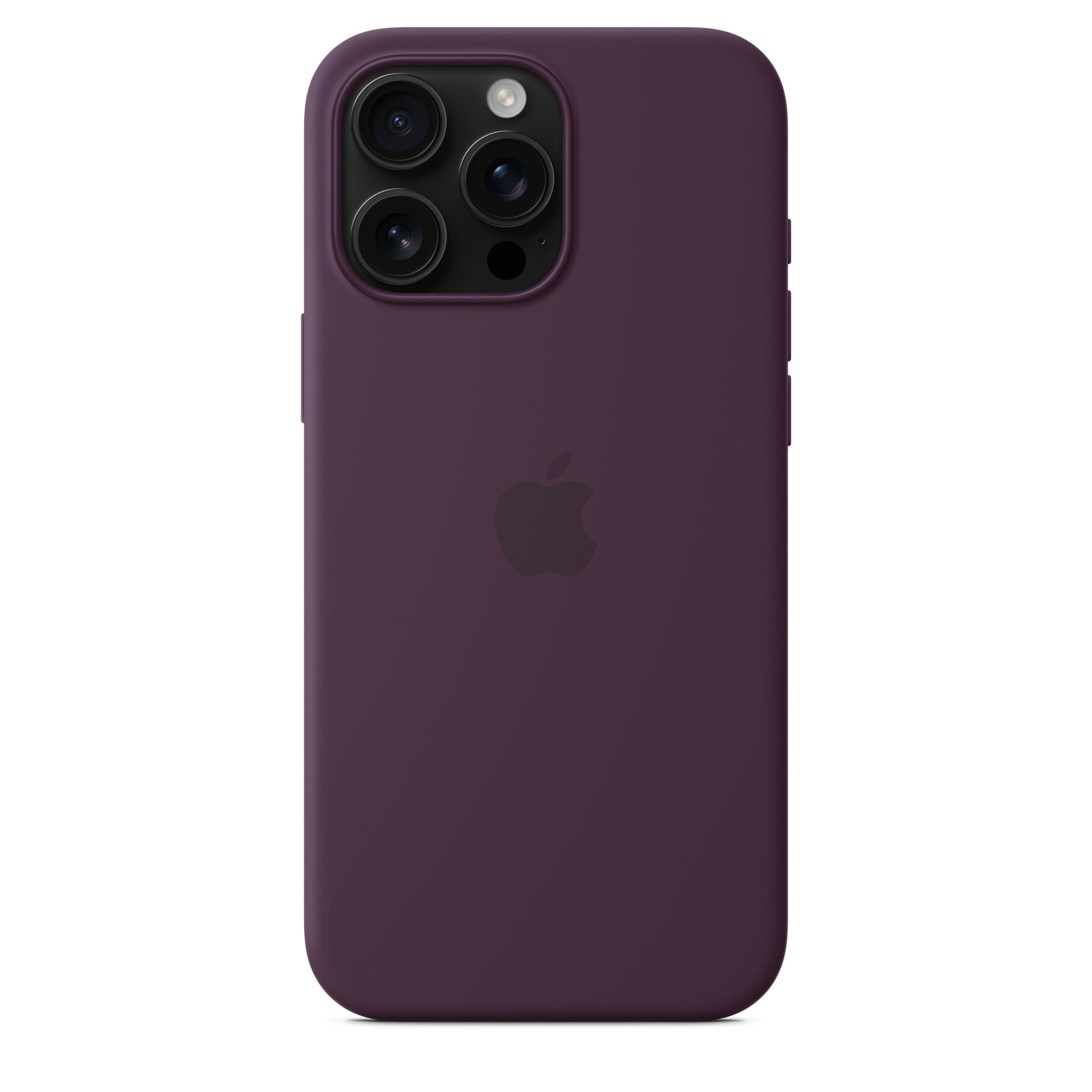 Zdjęcie do “Apple iPhone 16 Pro Max Silicone Case with MagSafe - Plum”.