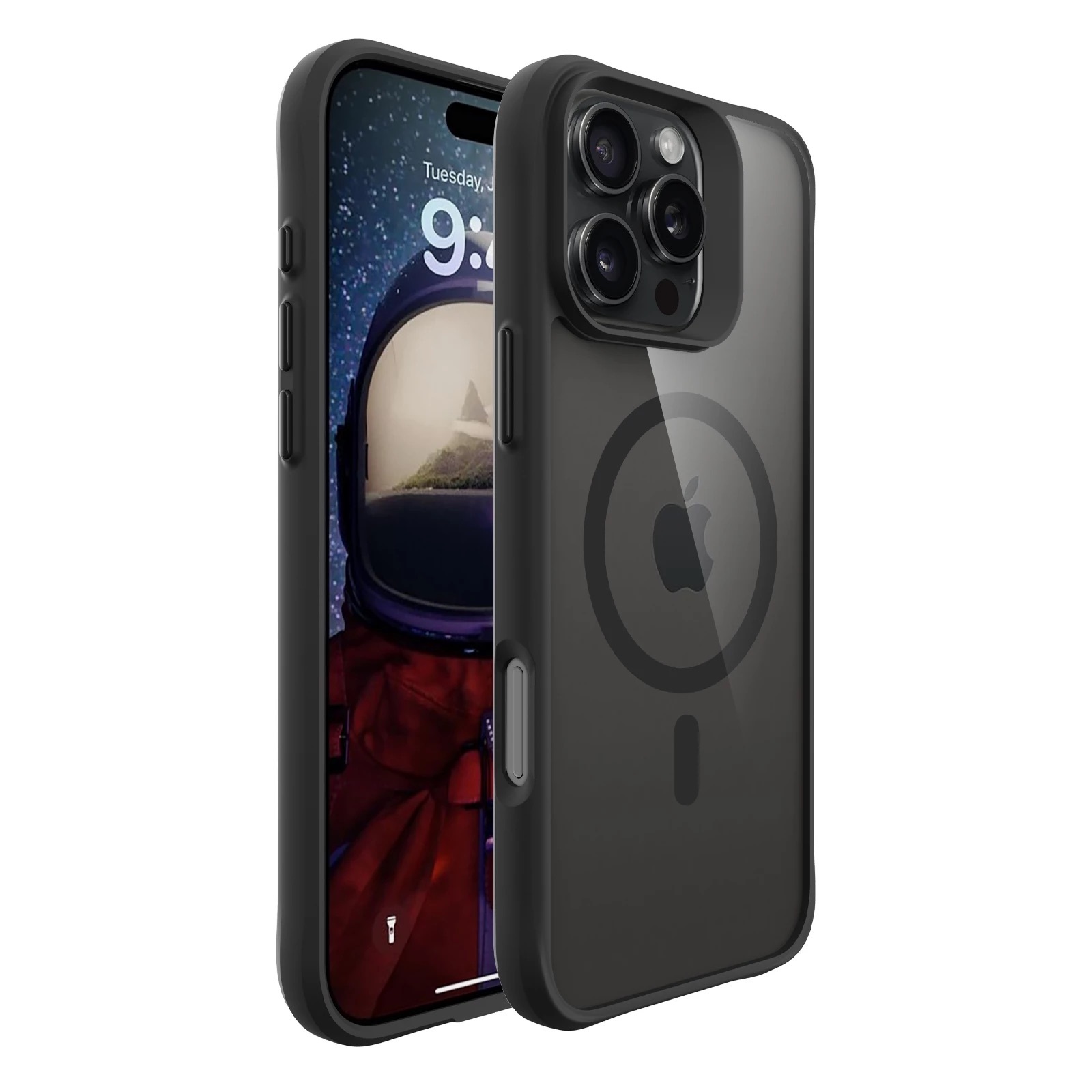 Zdjęcie do “Jinya XPRO Magsafe Protecting Case czarny - etui iPhone 16 Pro”.