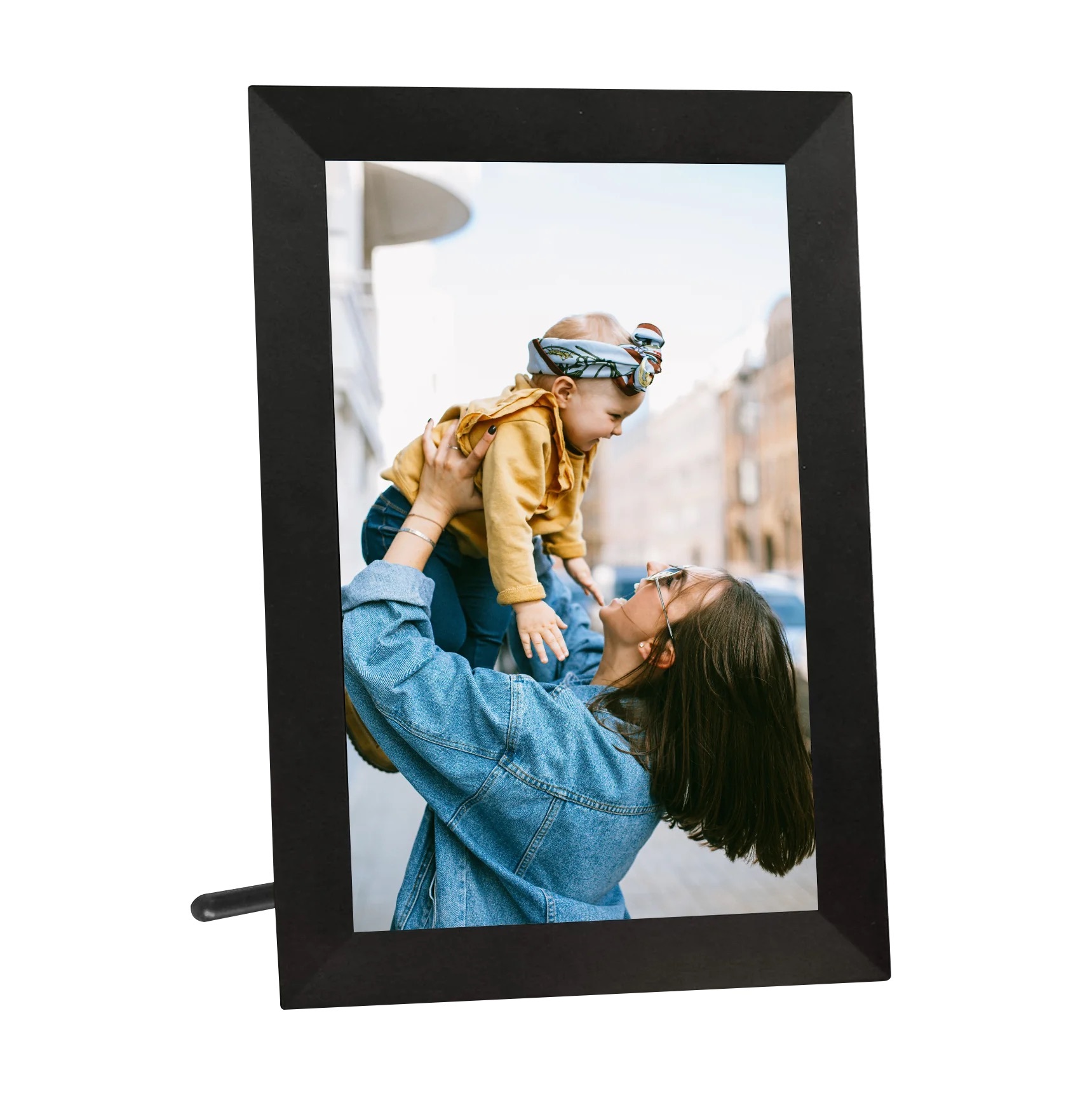 Zdjęcie do “Aeezo Portrait 10.1" Czarny - multimedialna ramka do zdjęć”.