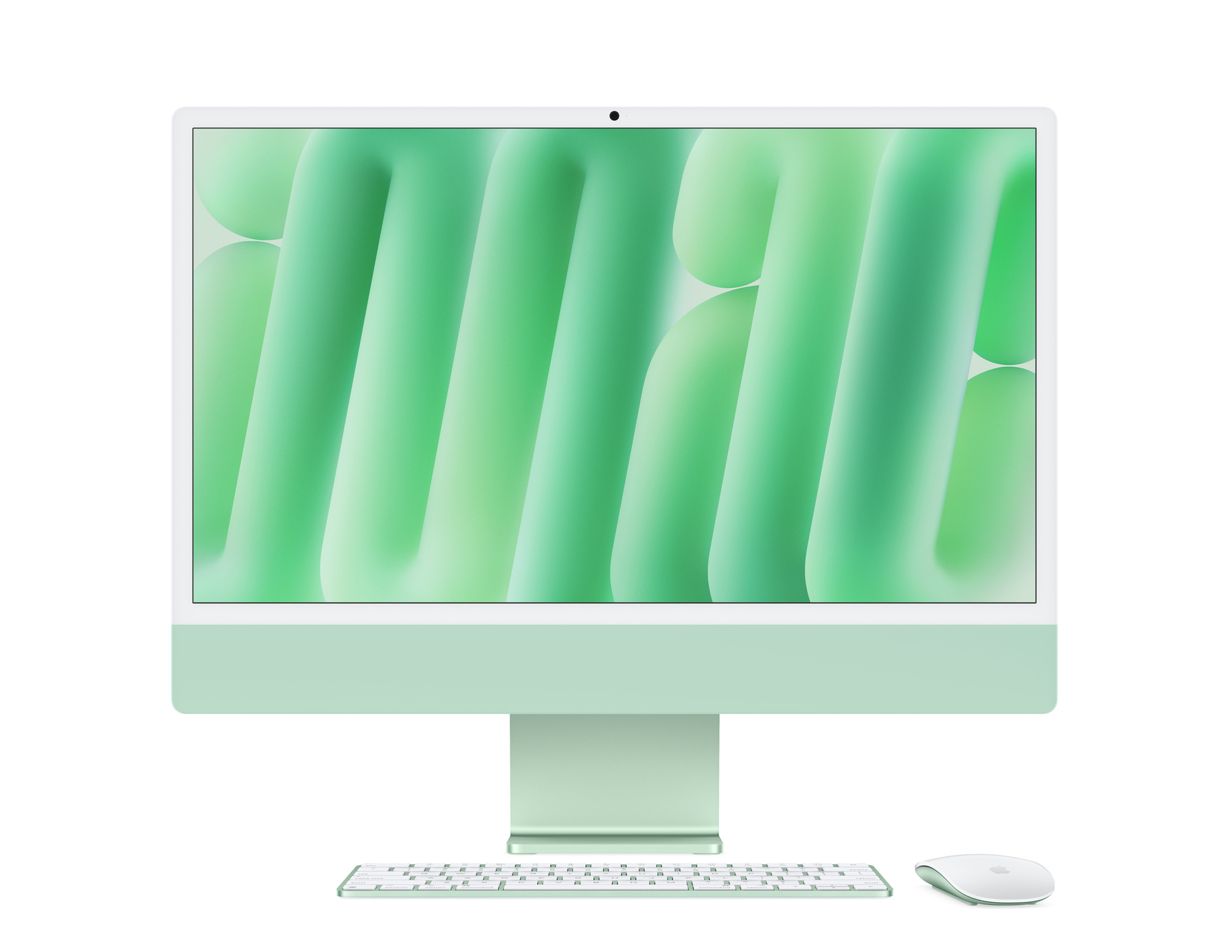 Zdjęcie do “Apple iMac 24" z ekranem Retina 4,5K, 8-rdzeniowy procesor M4 z 8-rdzeniową grafiką, RAM 24 GB, dysk 512 GB, klaw. numeryczna - zielony”.