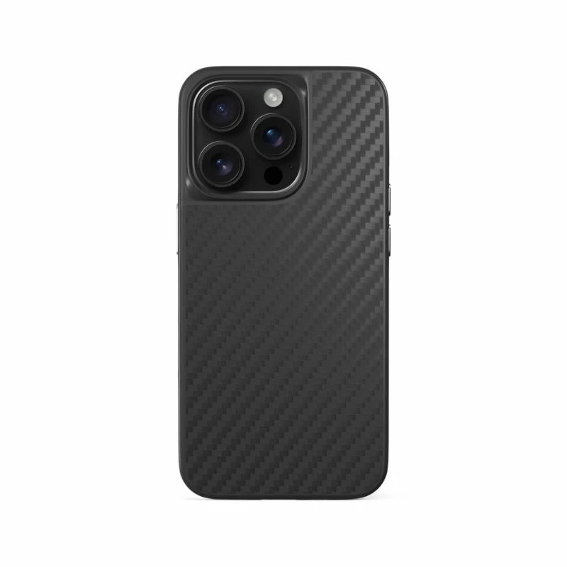 Zdjęcie do “Epico Mag+ Hybrid Carbon czarny - etui iPhone 16 Pro Max”.