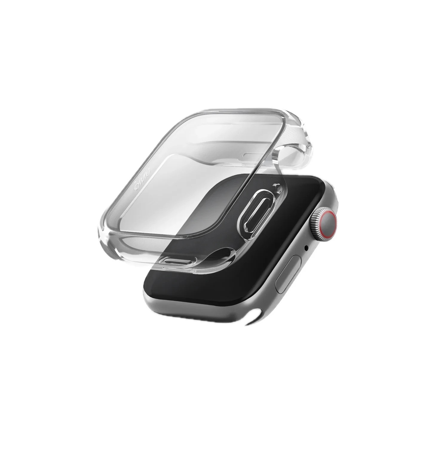 Zdjęcie do “UNIQ Garde przezroczysty/clear - etui Apple Watch 46mm”.