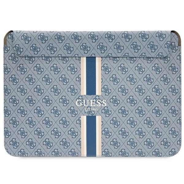 Zdjęcie do “Guess laptop Sleeve 4G Printed Stripes niebieski - pokrowiec Macbook 16"”.