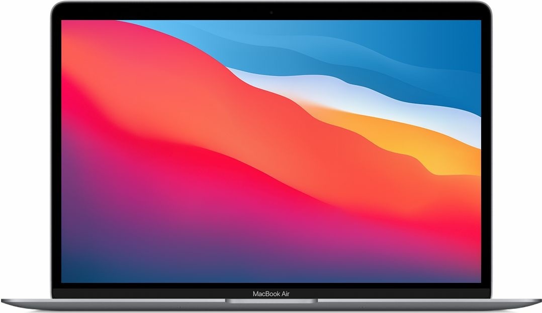 Zdjęcie do “Apple MacBook Air 13", 8-rdzeniowy procesor Apple M1 z 7-rdzeniową grafiką, 16 GB zunifikowanej pamięci RAM, dysk 512 GB SSD - Gwiezdna Szarość”.