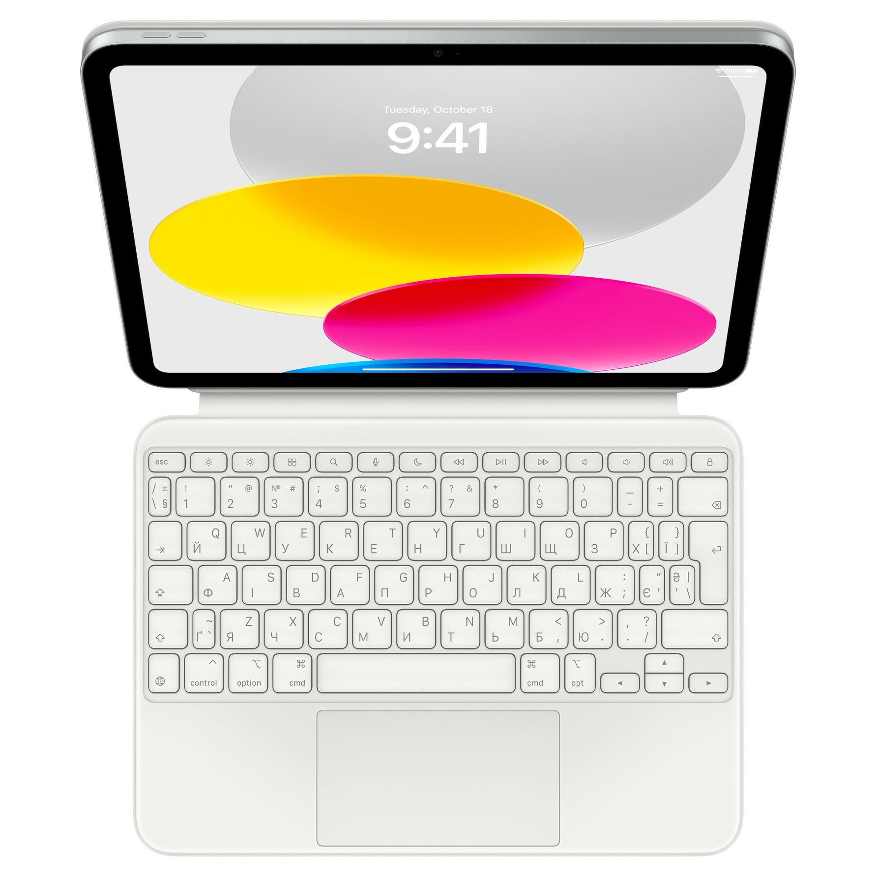 Zdjęcie do “Apple Magic Keyboard Folio do iPada (10. generacji) – ukraiński”.