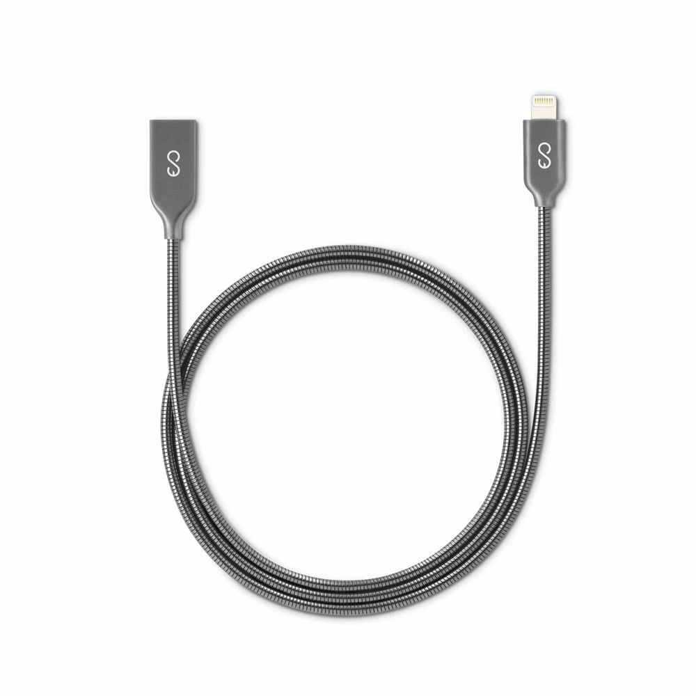 Zdjęcie do “Epico Metal Lightning 1,2m kosmiczny szary - kabel lightning”.
