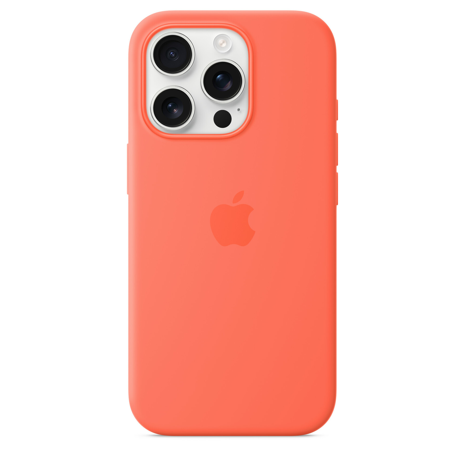 Zdjęcie do “Apple iPhone 16 Pro Silicone Case with MagSafe - Tangerine”.