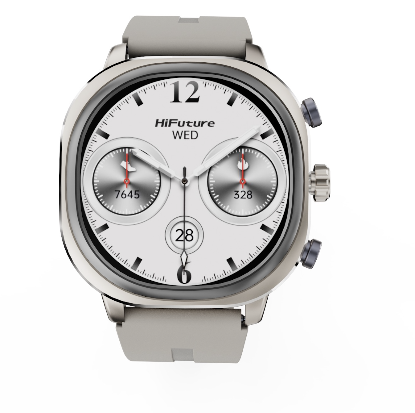 Zdjęcie do “HiFuture FutureFit AIX Lite szampański złoty - smartwatch”.