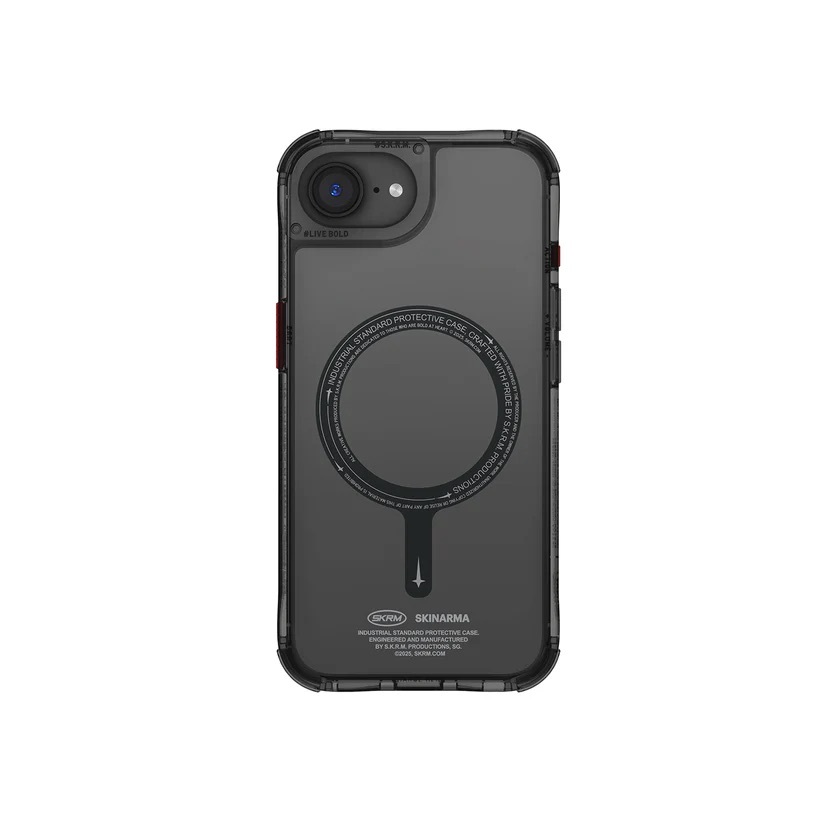 Zdjęcie do “Skinarma Saido MagSafe czarny - etui iPhone 16e/17e”.