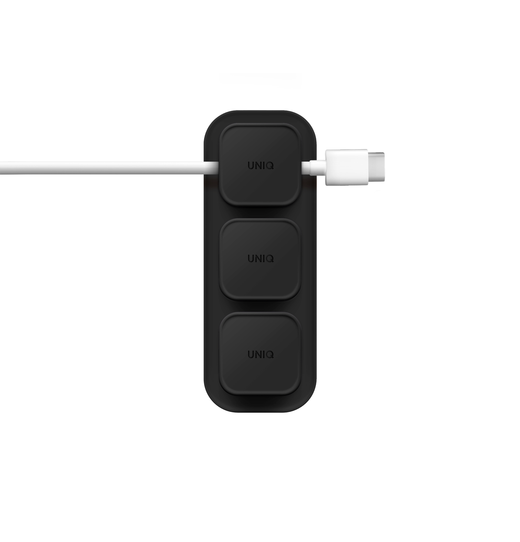 Zdjęcie do “UNIQ Pod Mag + baza ciemnoszary - organizer do kabli”.