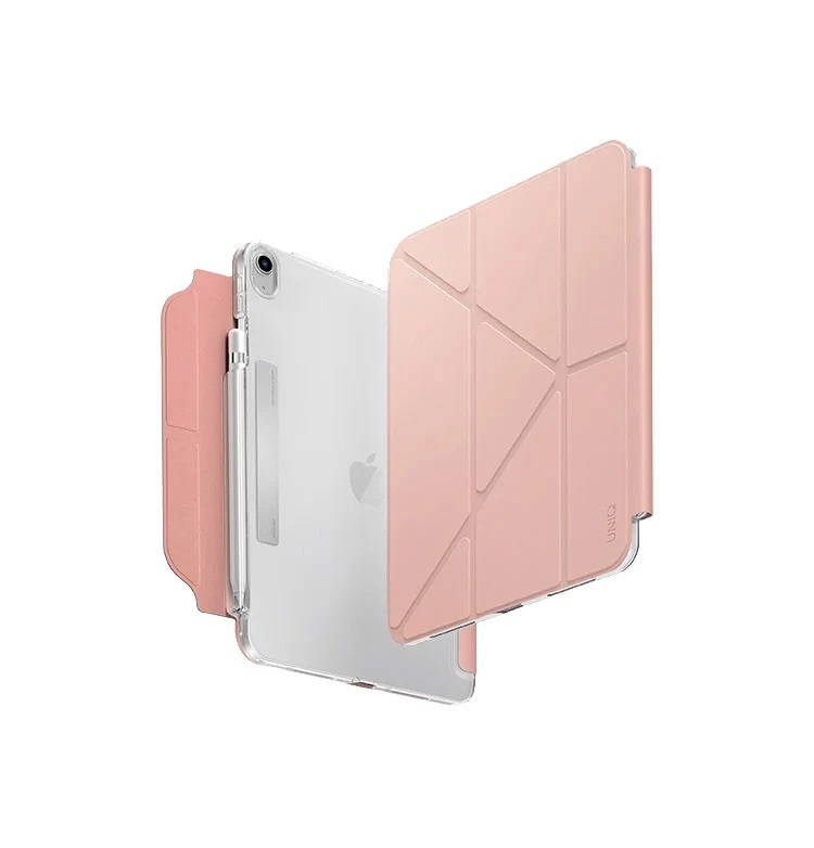 Zdjęcie do “UNIQ Camden Click różowy - etui iPad 11" A16 (2025)/iPad 10.9" 10 gen.(2022)”.