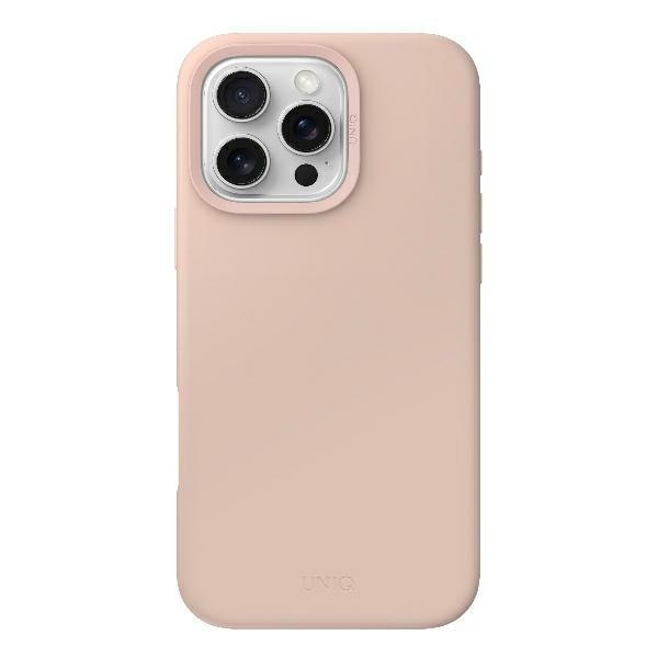 Zdjęcie do “UNIQ Lino Hue Magsafe Różowy - etui iPhone 16 Pro”.