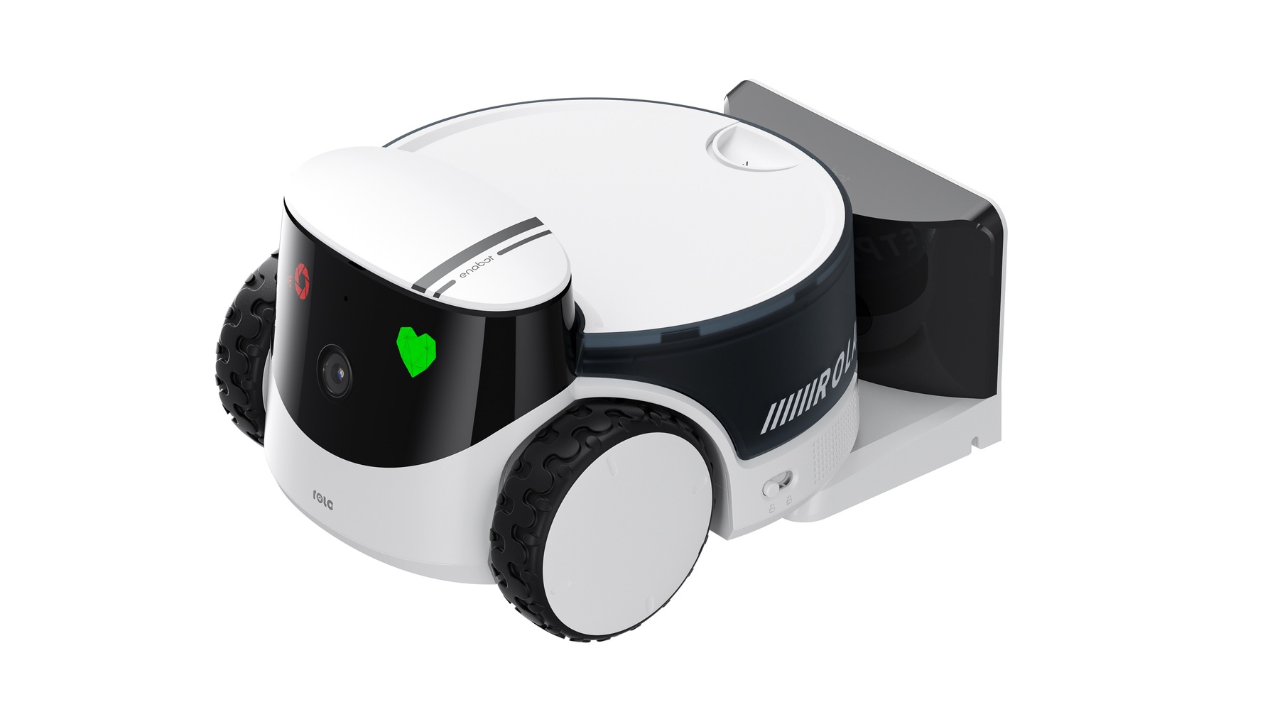 Zdjęcie do “EnaBot Rola PetPal - robot z kamerą dla psów i kotów”.