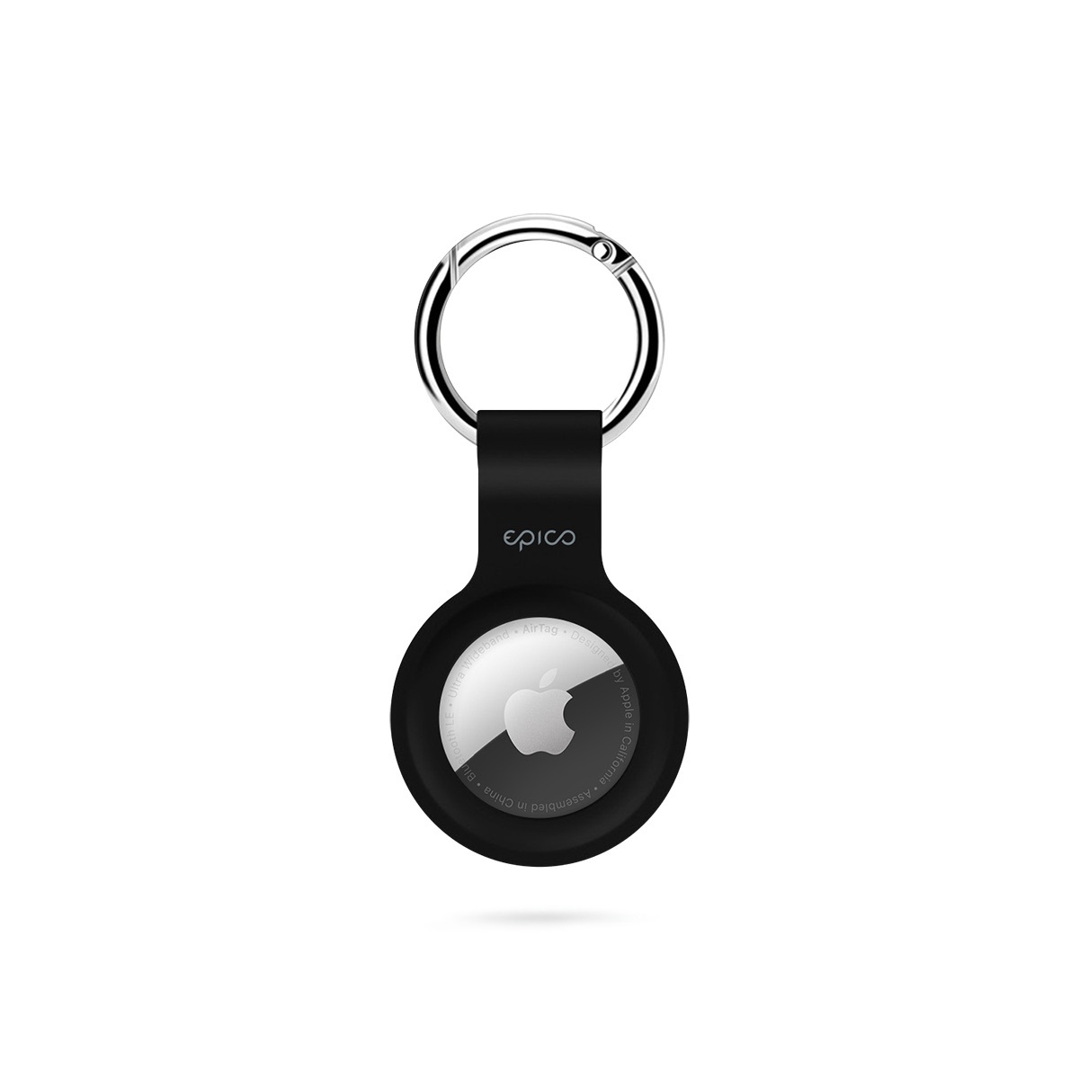Zdjęcie do “Epico Silicone Ring Black - brelok dla AirTag”.
