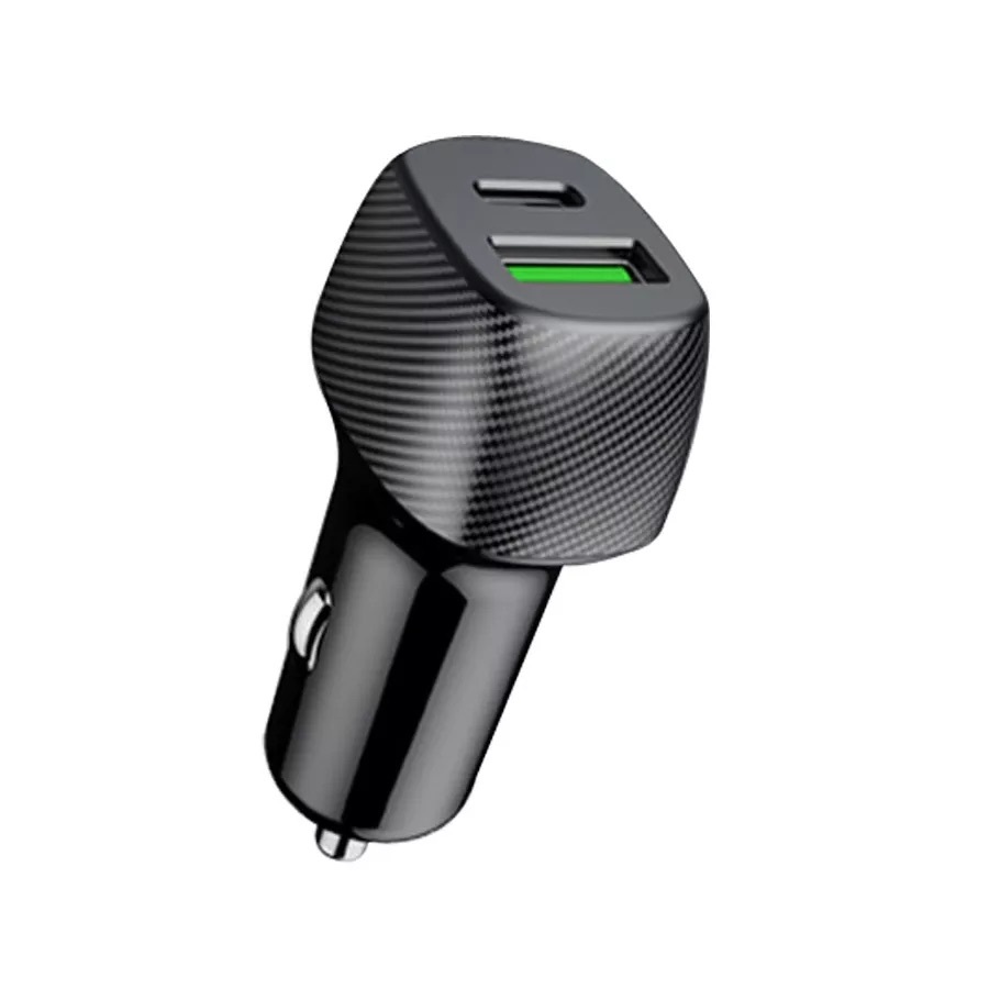 Zdjęcie do “JINYA Type-C PD&QC Car Charger USB-C & USB-A 38W - ładowarka samochodowa”.