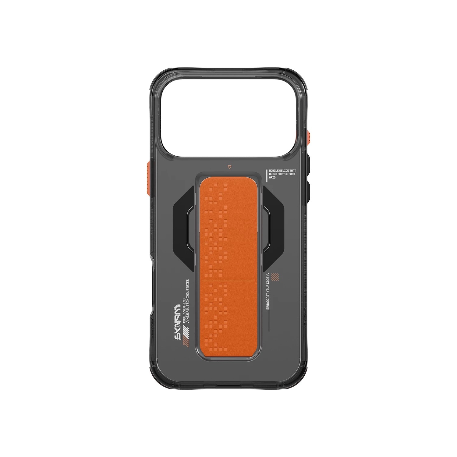 Zdjęcie do “Skinarma Haxa MagSafe + Grip Stand grafitowy - etui iPhone 17 Pro Max”.
