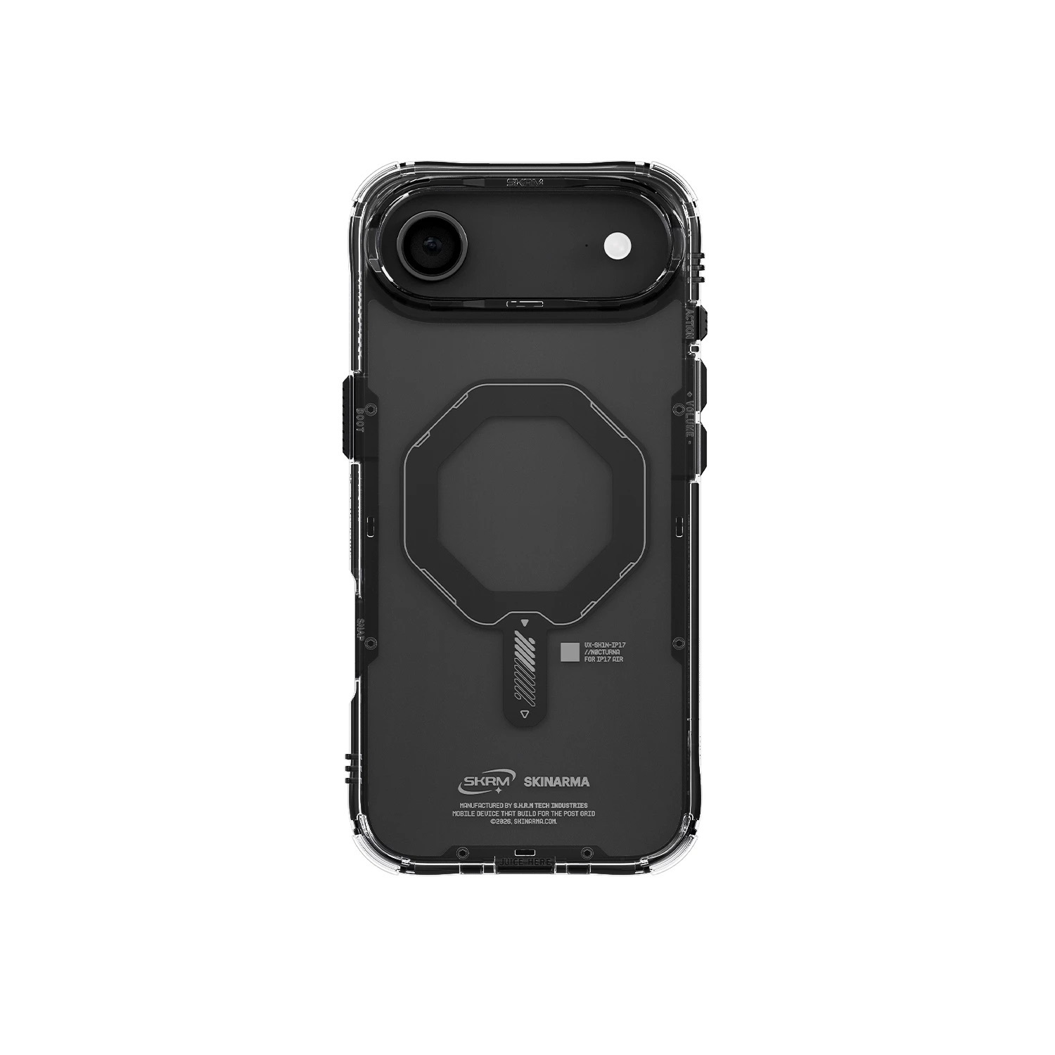 Zdjęcie do “Skinarma Saido MagSafe czarny - etui iPhone Air”.