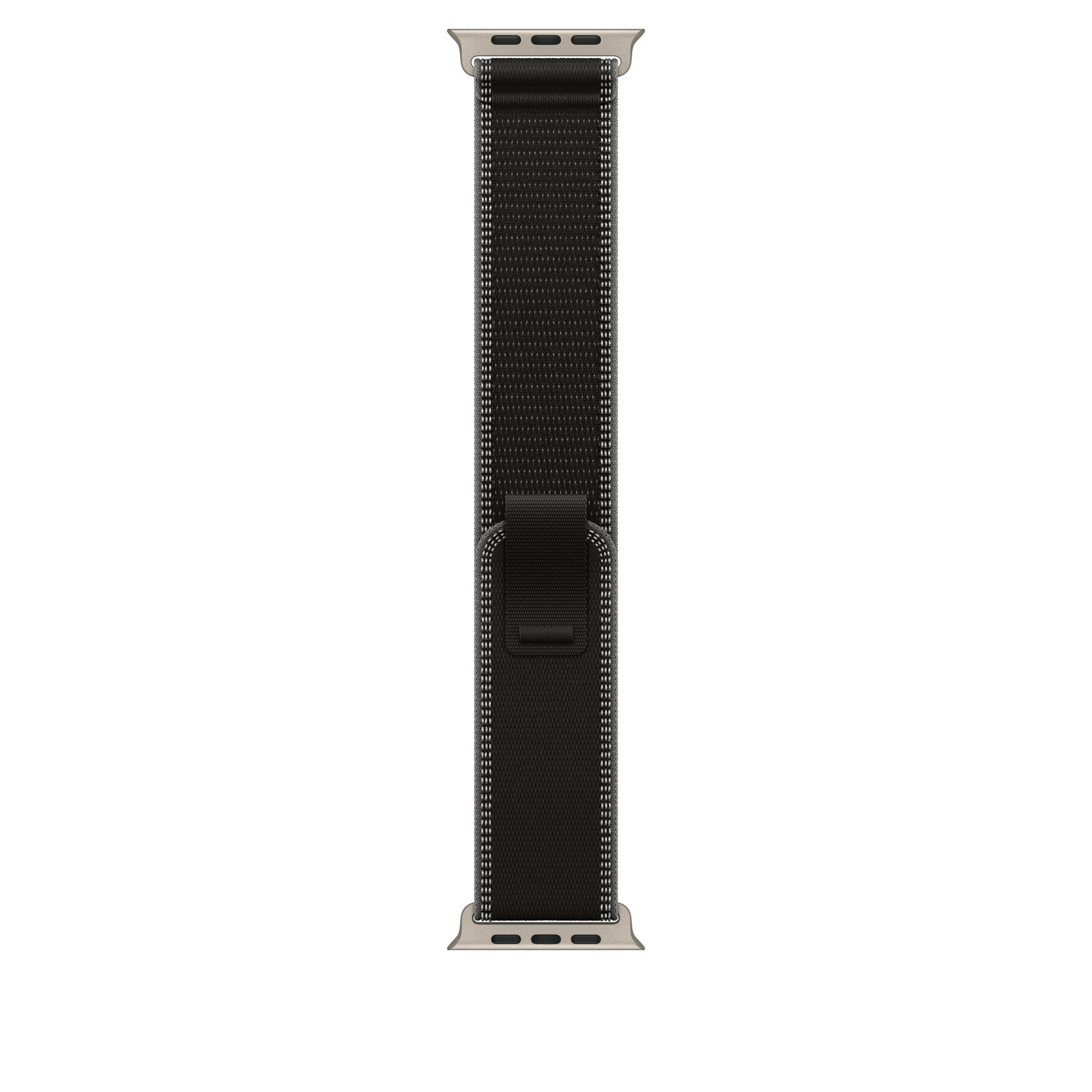 Zdjęcie do “Apple 49mm Black/Charcoal Trail Loop - M/L - Natural Titanium Finish”.