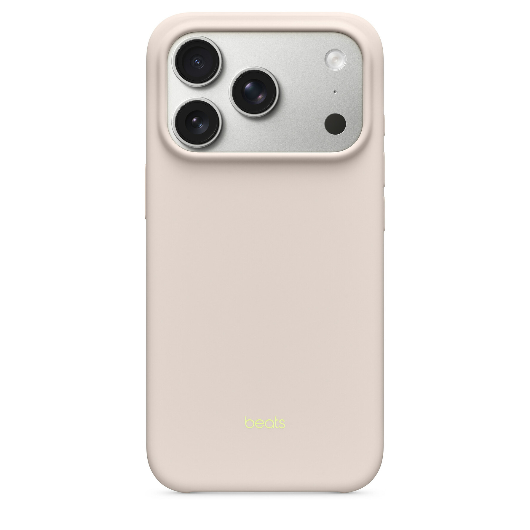 Zdjęcie do “Apple Beats iPhone 17 Pro Case with MagSafe and Camera Control — Lime Stone”.