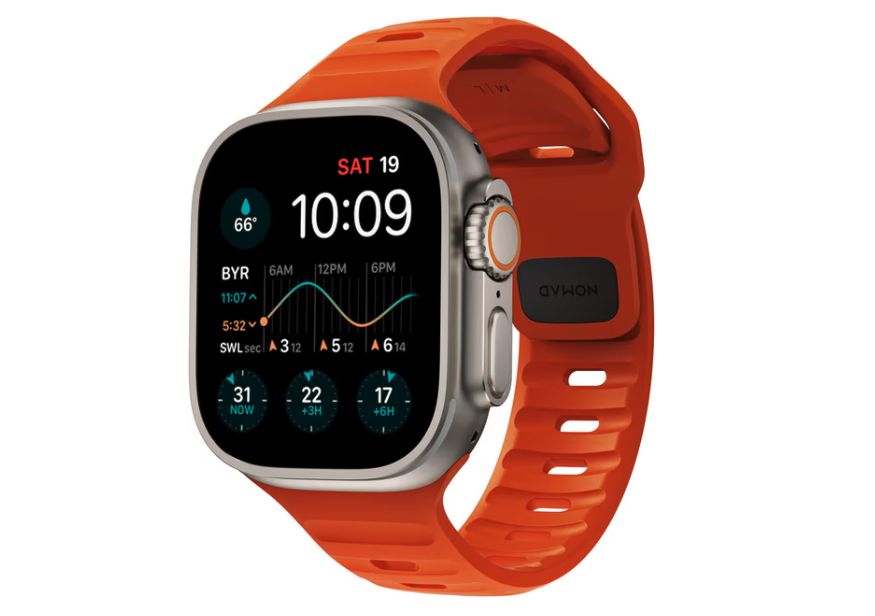 Zdjęcie do “Nomad Sport Band pomarańczowy - pasek Apple Watch 49/46/45/44mm”.